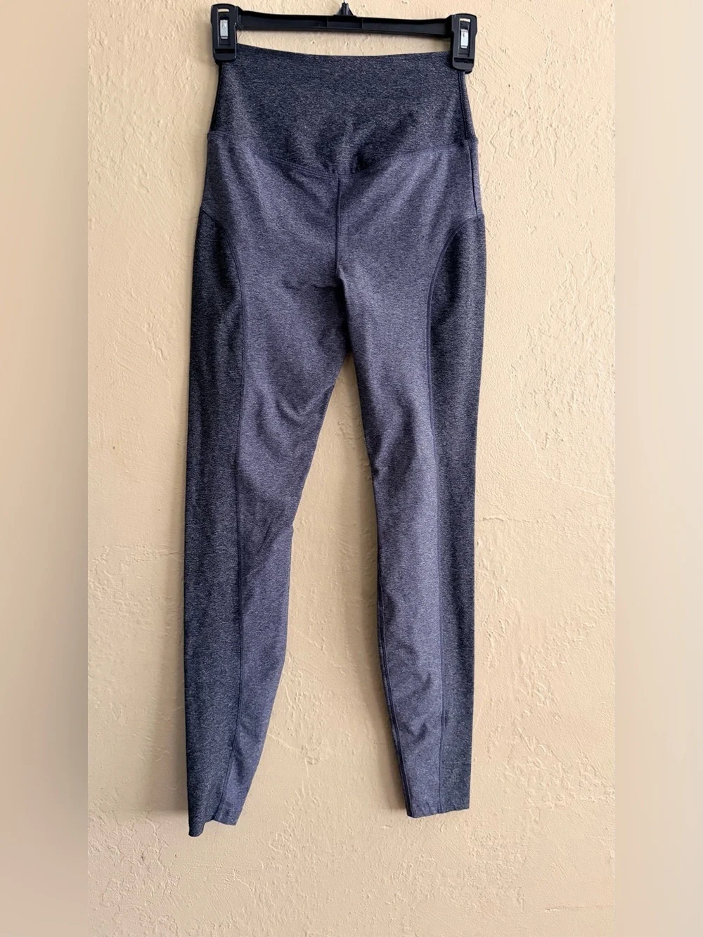 Nike Dri-FIT Purple and Gray Performance Top Leggings